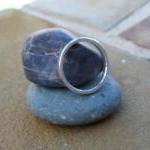 Silver Ring, Fine Silver Ba..
